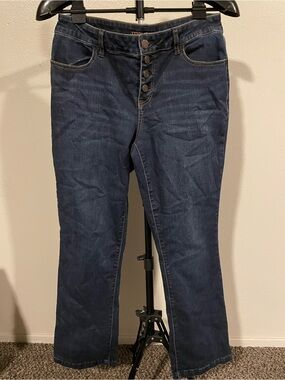 Jeans with Button Line